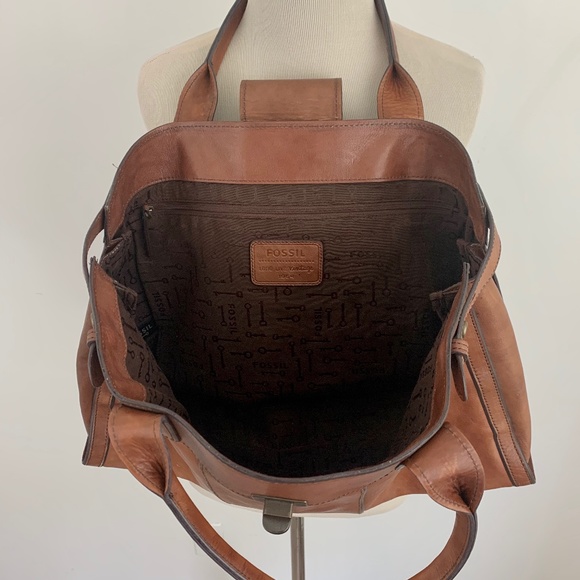 FOSSIL | Brown Leather Bag - Picture 8 of 15